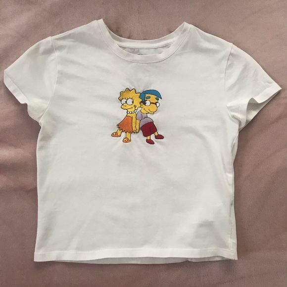 Forever 21 Tops - White Simpson’s T-shirt